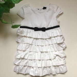 White Ruffle Baby Gap toddler dress